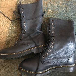 Brand new Dr. Martens boots in black leather